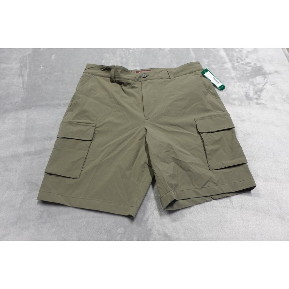 Alesbury Ripstop Cargo Shorts Mens size 35 9" Inseam‎ Green NWT